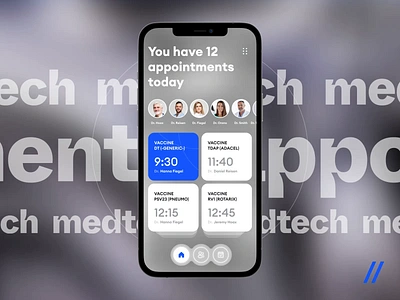 Medical Mobile IOS App android animation app app design appointment calendar care design health hospital ios medication medicine mobile mobile app monitor test ui uiux ux
