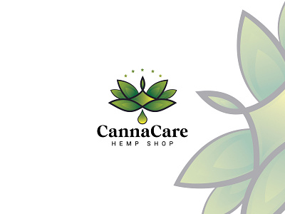 CannaCare Logo Design (unused Concept) cannabis cannabis logo hemp logo logo branding logo design logo designer logo mark marijuana marzuna logo weed logo