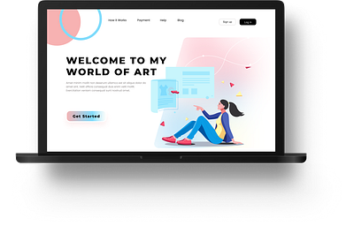 UI Design Challenge - Landing page Day 1 app design illustration landingpage ui