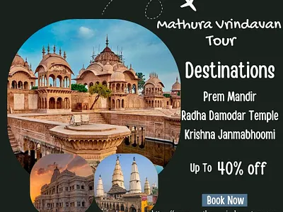 Sightseeing Same Day Mathura Vrindavan Tour Package.