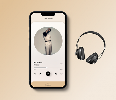 UI Design Challenge - Music Player page Day 8