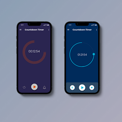 UI Design Challenge - Countdown Timer Day 12 app design ui