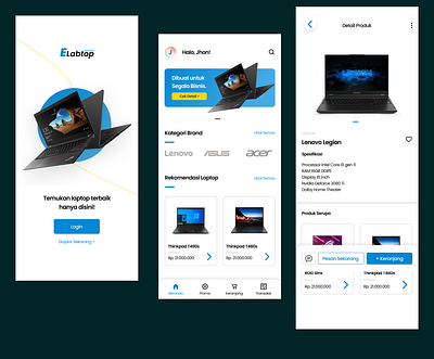 UI Design E-Labtop (E-commerce Jual Beli Laptop)