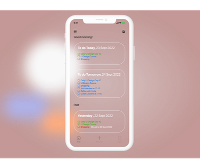 Daily UI: DAY 42 To DO list branding design graphic design illustration ui ux