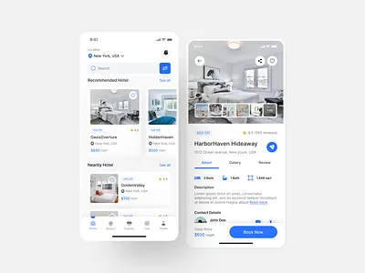 Hotel Booking Mobile App UIUX Design adobe xd android app app design app designer app developer design figma hire ui ux designer hotel app hotel booking app hotel booking app design insightlancer ios ui ui design uiux user interface ux ux design