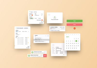 Reviewers CP App - Components branding buttons components design system figma messages tickets train travel ui ui design