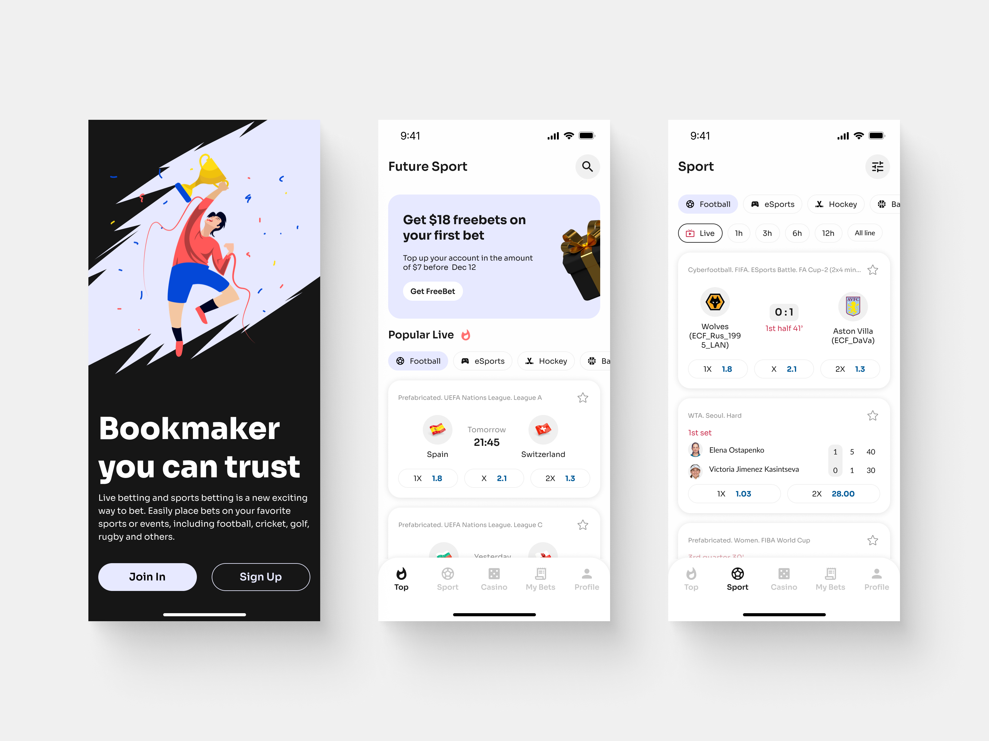 Example of UX/UI Design For Saa S Web App