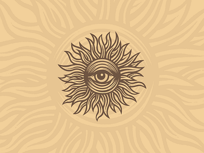 Eye sun logo eye for sale logo nagual design sun vintage vintage logo