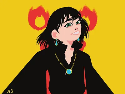 Howl digitalillustration illustration