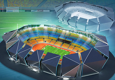 Starting Soccer 2d 3d art branding design environment games illustration logo ui