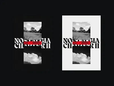 NOSTALGIA CHAPTER II / POSTER clean design design inspiration design space designer editorial layout graphic design indesign inspiration minimal minimal posters minimal typography poster poster inspiration posterinsp posters posterspace typeface typographic typography