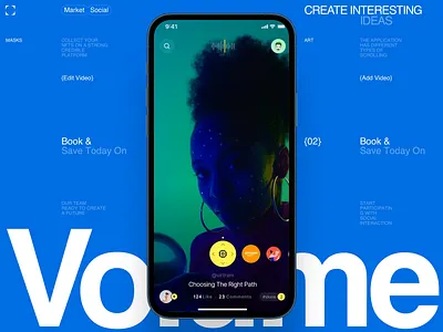 Video app fashion instagramm interface ios ios 16 iphone iphone 15 slide social tiktok video