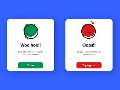 Flash message ui