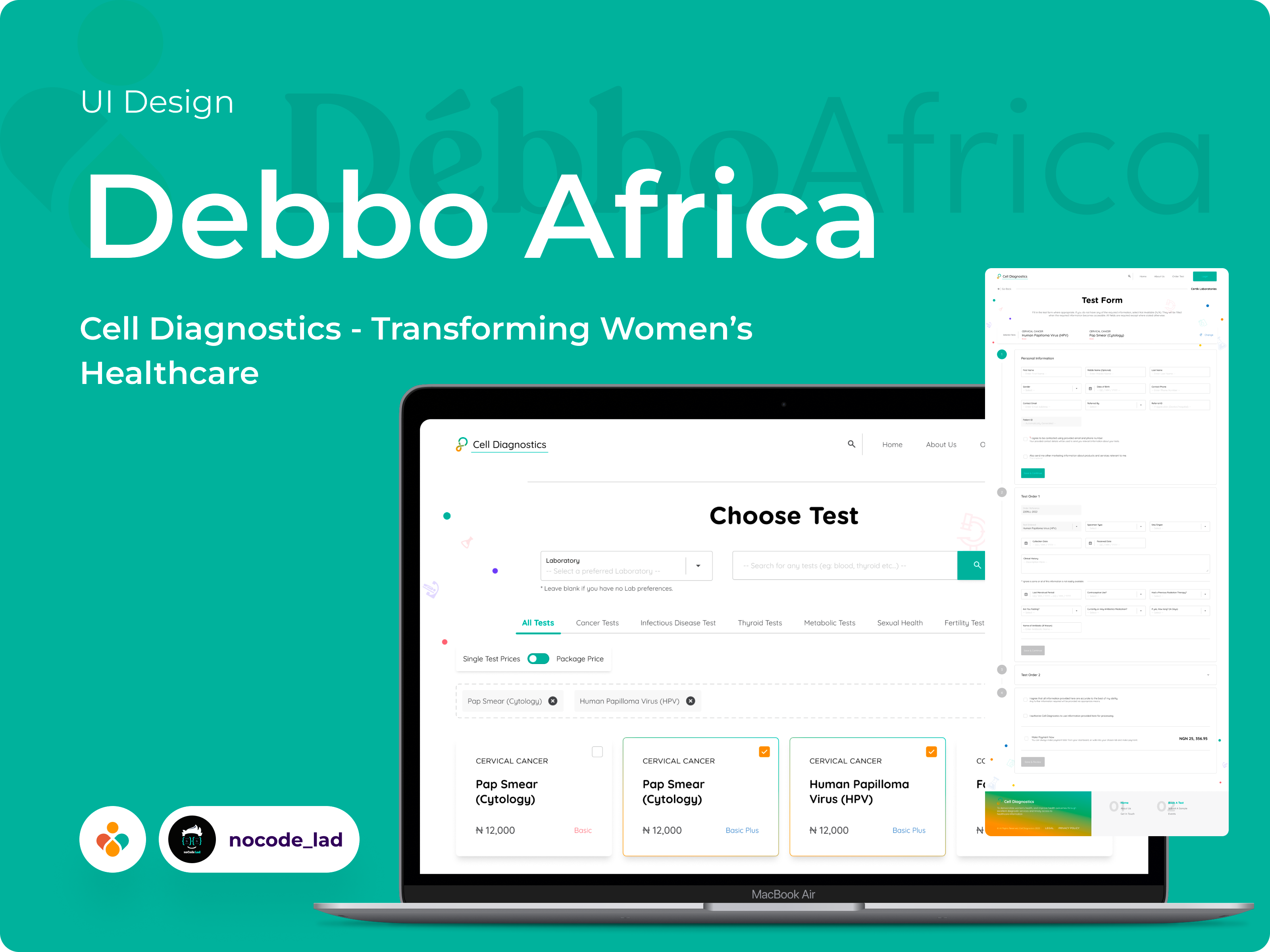 Debbo Africa - Laboratory Management System design system laboratory management sample log test orders