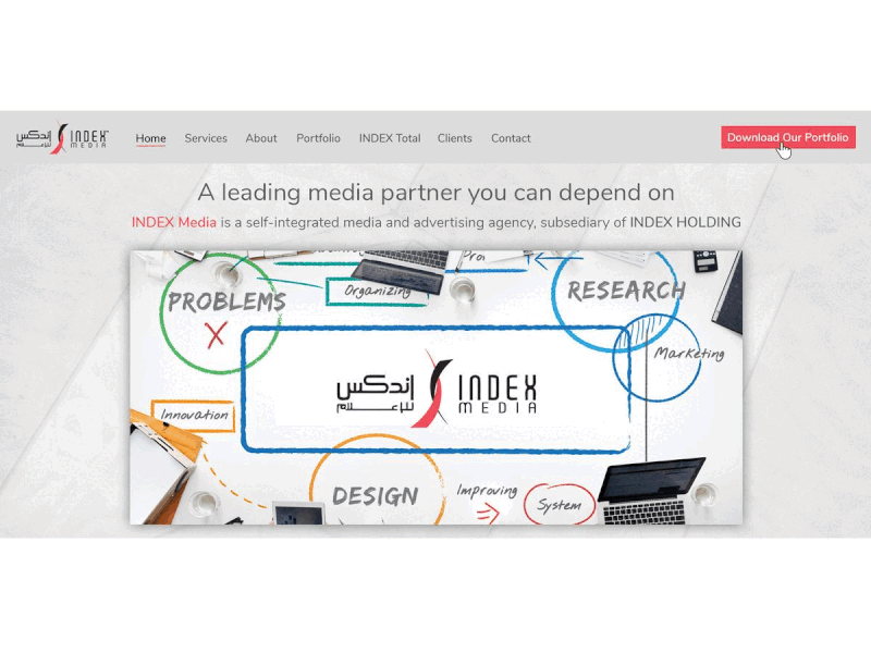 Index Media Website Redesign by Mustafa on Dribbble
