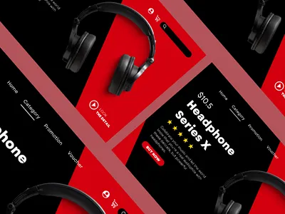 Marketing Landing page Template branding css design design website figma design graphic design headphones landing page html html css js html website design landing page design landing page template marketing landing page template website design website template xd design