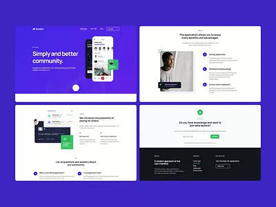 Sass Website / Landing page beta blog concept design features functions landing page minimalist sass technology ui ux web design website