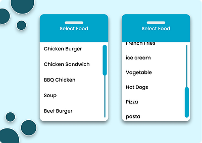Scrolling Bar in a Restaurant app. app bar highlyfunctional ineraction mobileapp modern scroll scrolling ui uiresearh uitemplete uitrends uiux uxresearch websites