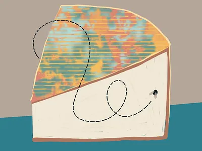 Stinky Cheese cheese drawing food illustration lifestyle