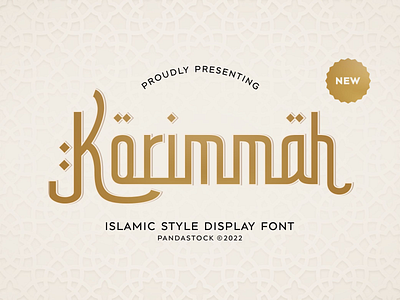 Korimmah Arabic Style Typeface arabic calligraphy branding calligraphy celebration decorative design eid font hajj handwriting iftar inspired islamic calligraphy logo mubarak persian religious travel typeface typography