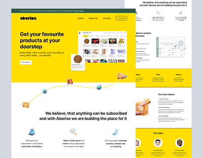 Ecommerce Landing branding design ecommerce graphic design ui ux