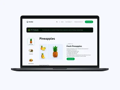 Grow It All (Groital) dried fruits farms landing page