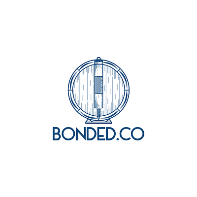 Bonded Brand Logo Design branding design illustration lineart logo vector