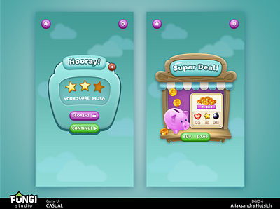 Casul Game UI POP_UPs casul game game ui mobile app ui