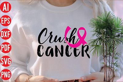 Crush cancer 3d animation branding crush cancer design graphic design illustration logo motion graphics ui vector