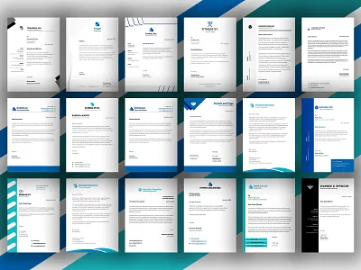 Letterhead Template Design Bundle trend