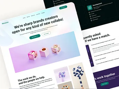 Website Design | landing page | Home page app branding business design illustration landing page landing page design logo marketing typography ui website