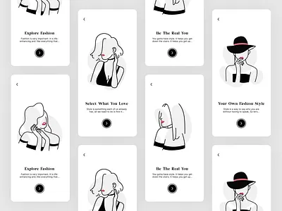 Fashion App Interface app app design app ui app ux bitmate studio clean clothing app dribbble dribbble best shot fashion fashion app ios minimal mobile app online shop online store shopping app trend ui