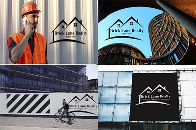 Brick Lane Realty 2022 3d app art beautiful branding creative graphic design home illustration logo logo design minimalist modern logo popular property real estate trend ui vector