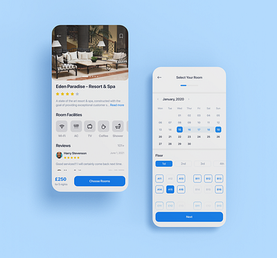 Hotel Booking Mobile App Design airbnb airbnbapp androiddesign concept dailydesign dailydesignchallenge dailyinspiration designforpeople hotel hotelbookingapp hotelrentapp iosdesign ui uidesign uxdesign