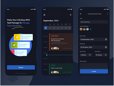 Project Management Mobile Application appui design mobile aoo mobile app mobile user interface project app project management app takapp task manager ui uidesign uiux userinterface