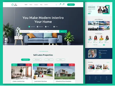 You make modern interiro your home adobe photoshop figma graphic design logo ui uiux web desgin