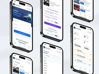 Araç Kıbrıs ads app car car ads car sell ui ux web