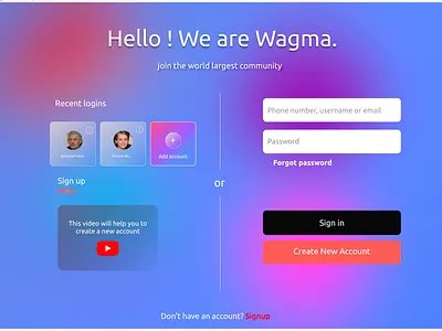 Wagma social messaging app branding design graphic design illustration logo typography ui ux vector