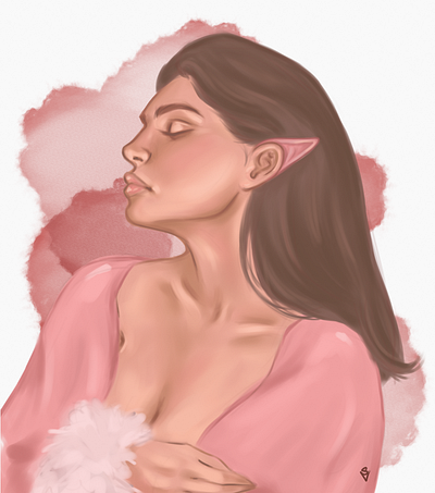 elf or inst blogger art blogger digital digitalart drawing fanart illustration instagram reference