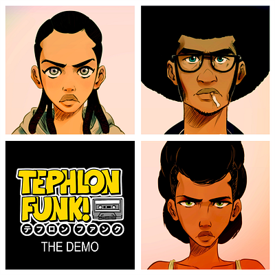 Comic Platform design illustration