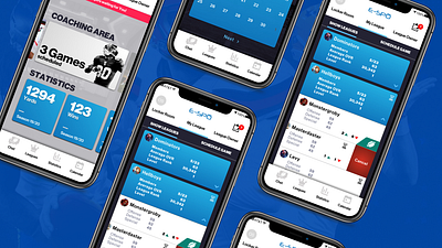 Esports app branding design graphic design ui ux