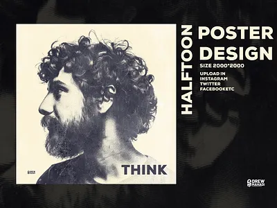 Halfmoon poster design branding design designer graphic design graphic designer illustration poster poster design