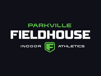 Fieldhouse Logo athletic branding custom design f field house logo sports vector