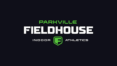 Fieldhouse Logo athletic branding custom design f field house logo sports vector