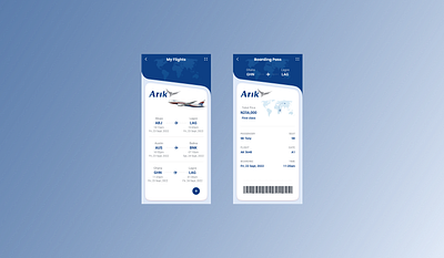 UI Design Challenge - Boarding Pass App Day 20 app design ui