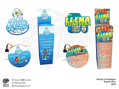 Campaign Design blue brand branding campaign collaboration design fish fridge graphic design illustration logo new print socialmedia ui ux vector welcome