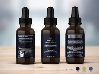 CBD bottle Label Design! branding cbd hemp identity label packaging