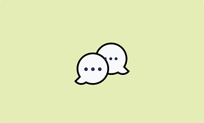 Chat Bubbles app branding design graphic design illustration logo typography ui ux vector