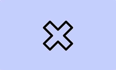 Cross/Cancel/Wrong/No/Block app branding design graphic design illustration logo typography ui ux vector