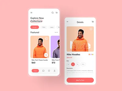 E-commerce App Design. app app design app ui buy ecommerce ecommerce design fashion app fashion ecommerce minimal online store sell ui uiux user interface